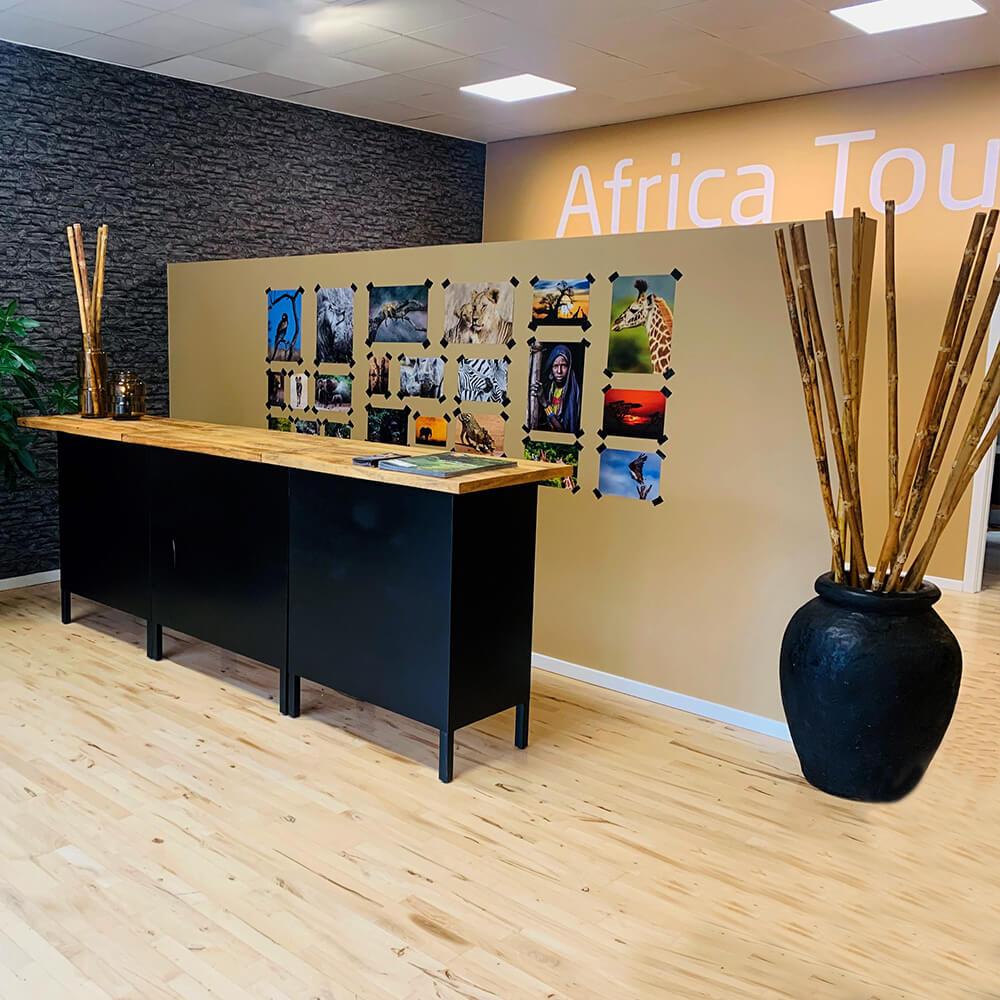Kontorindretning af africa tours.