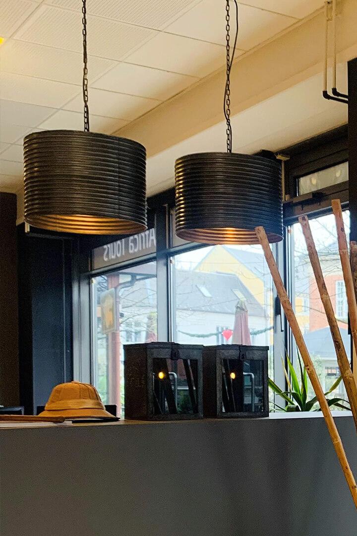 loftslamper og lanterne fra Trademark living.